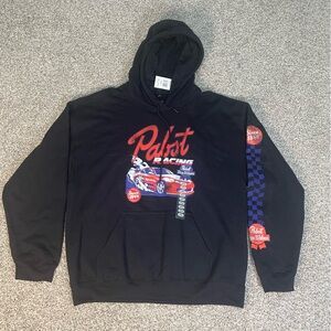 Pabst Racing Pabst Blue Ribbon Beer Since 1844 Hoodie L